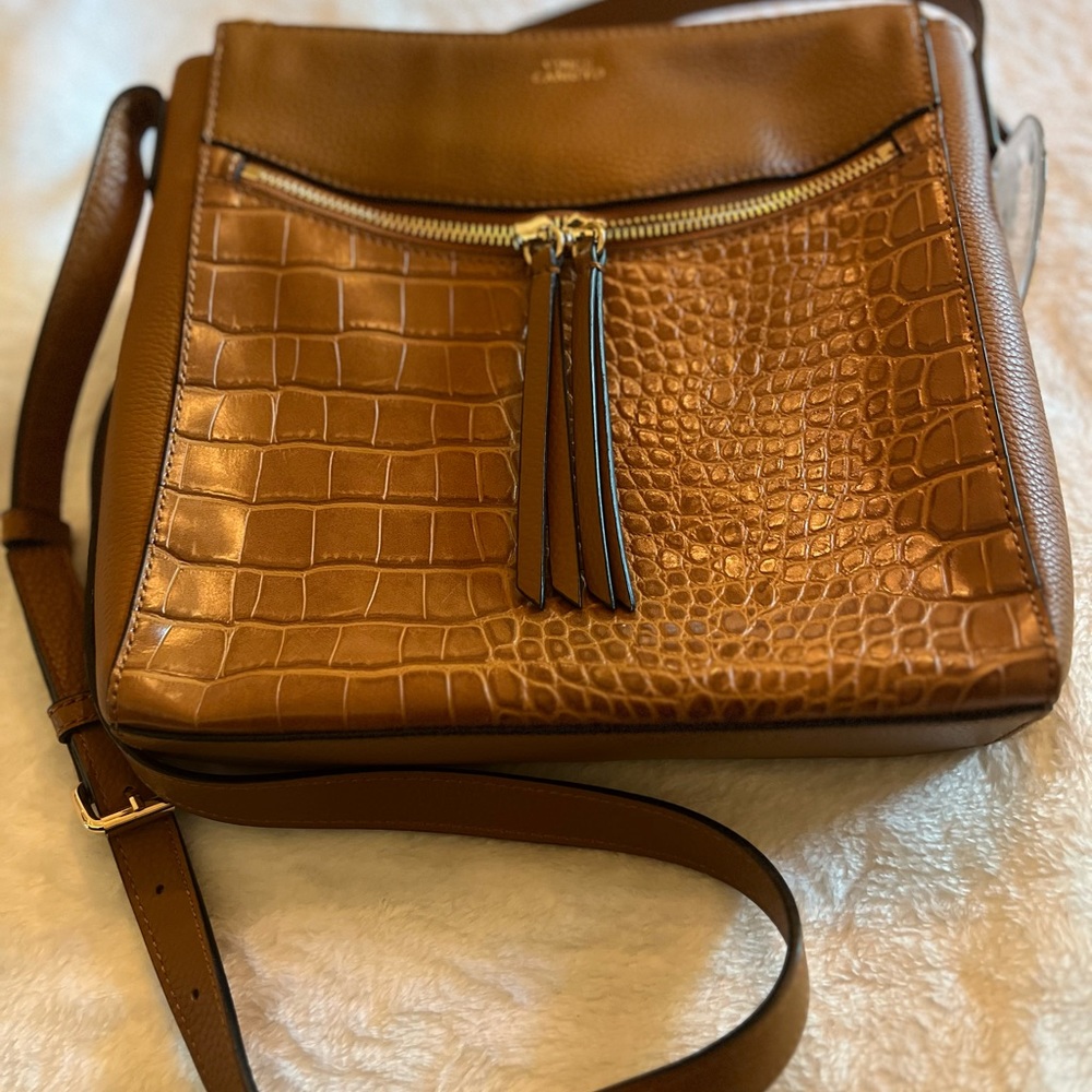 Caramel color Vince Camuto purse